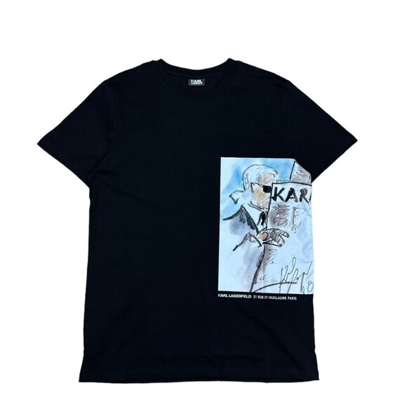Karl Lagerfeld Embroidery T-shirt-xxl - Picture 1 of 3